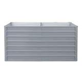 Greenfingers Galvanised Steel Raised Garden Bed Instant Planter 160 x 80 x 77cm Aluminium X2