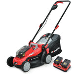 BAUMR-AG 40V Battery Powered Lawn Mower - 2x Lithium Batteries