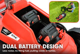 BAUMR-AG 40V Battery Powered Lawn Mower - 2x Lithium Batteries