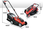 BAUMR-AG 40V Battery Powered Lawn Mower - 2x Lithium Batteries